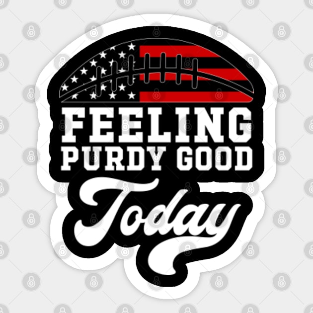 Feeling Purdy Good Today Sticker by GreenCraft